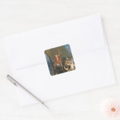 Ulysses en Sirens Vierkante Sticker (Envelop)