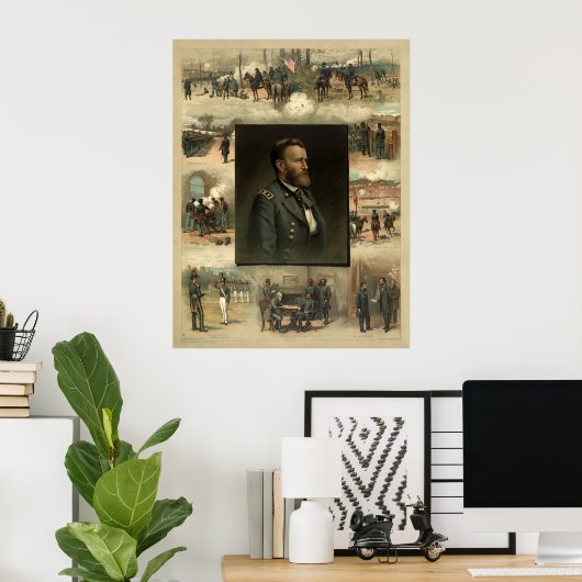 Ulysses Grant, 1885 Poster (Thuiskantoor)
