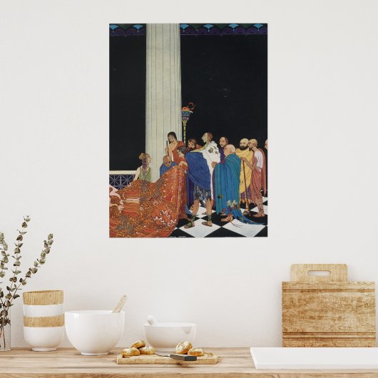 Ulysses in Circe's Palace Poster (Keuken)