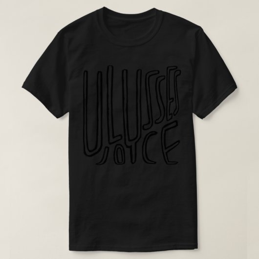 Ulysses James Joyce T-shirt (Design voorkant)