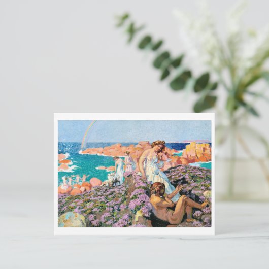 Ulysses met Calypso, Maurice Denis Briefkaart (Staand voorkant)