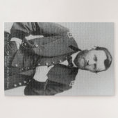 Ulysses S. Grant18th President of America. Jigzaag Legpuzzel (Horizontaal)