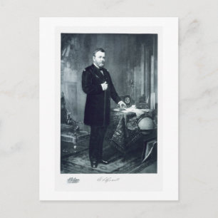 Ulysses S. Grant, 18e President van de Verenigde S Briefkaart
