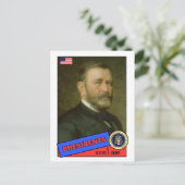 Ulysses S. Grant Baseball-kaart Briefkaart (Staand voorkant)