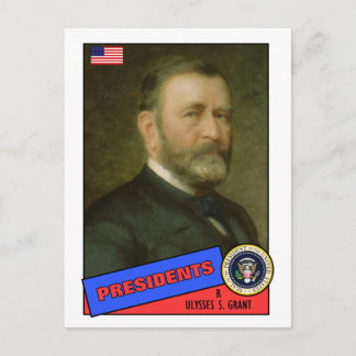 Ulysses S. Grant Baseball-kaart Briefkaart