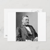 Ulysses S Grant Briefkaart (Voorkant / Achterkant)