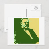 Ulysses S Grant Briefkaart (Voorkant / Achterkant)