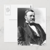 Ulysses S Grant Briefkaart (Voorkant / Achterkant)