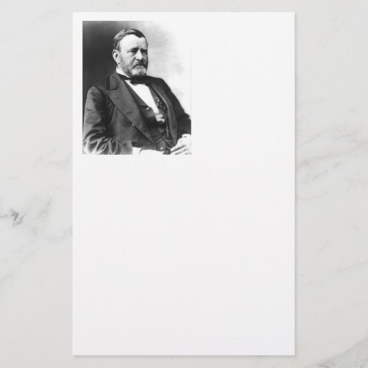 Ulysses S Grant Briefpapier (Voorkant)