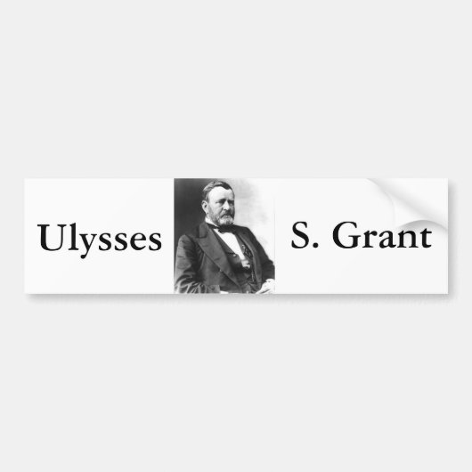 Ulysses S Grant Bumpersticker (Voorkant)