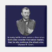 Ulysses S. Grant citeert. Magneet (Voorkant)