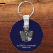 Ulysses S. Grant citeert. Sleutelhanger (Voorkant)