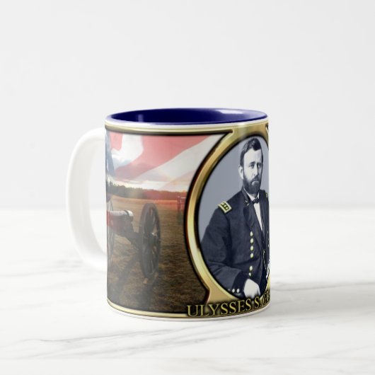 Ulysses S. Grant Civil War Mok (Voorkant links)