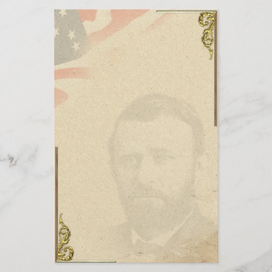 Ulysses S. Grant Civil War Personal Stationery Briefpapier (Voorkant)