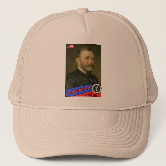 Ulysses S. Grant-honkaard Trucker Pet (Voorkant)