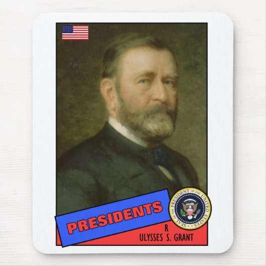 Ulysses S. Grant-honkbalkaart Muismat (Voorkant)