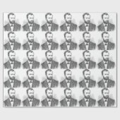 Ulysses S. Grant Illustrative Portrait Cadeaupapier (Vlak)