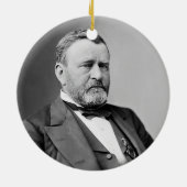 Ulysses S. Grant Keramisch Ornament (Achterkant)