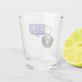 Ulysses S. Grant "Laten we vrede hebben!" ontsprot Shot Glas (Achterkant)