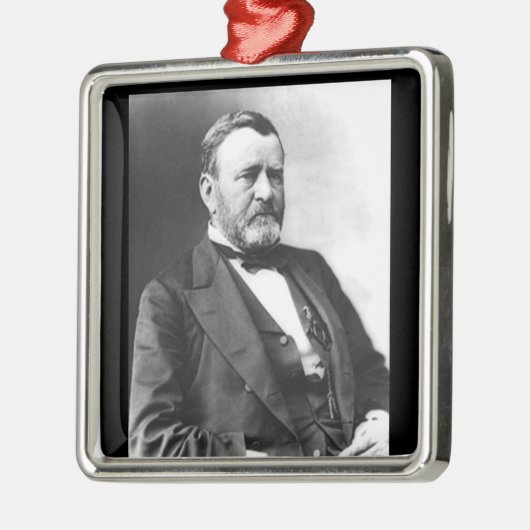 Ulysses S Grant Metalen Ornament (Links)