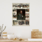 Ulysses S. Grant Montage Poster (Keuken)