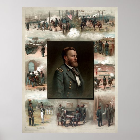 Ulysses S. Grant Montage Poster (Voorkant)