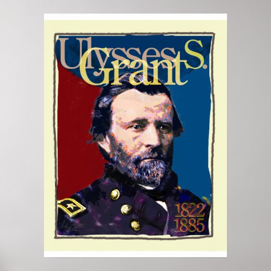 Ulysses S. Grant Poster (Voorkant)