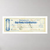 Ulysses S. Grant Signed Check from 17 May 1867 Poster (Voorkant)