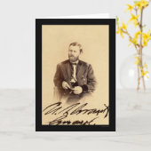 Ulysses S. Grant Signed Kaart 1862 (Gele Bloem)