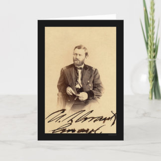 Ulysses S. Grant Signed Kaart 1862