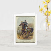 Ulysses S. Grant te paard Kaart (Gele Bloem)