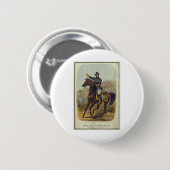 Ulysses S. Grant te paard Ronde Button 5,7 Cm (Voorkant /achterkant)