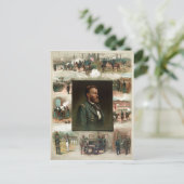 Ulysses S. Grant van West Point naar Appomattox Briefkaart (Staand voorkant)