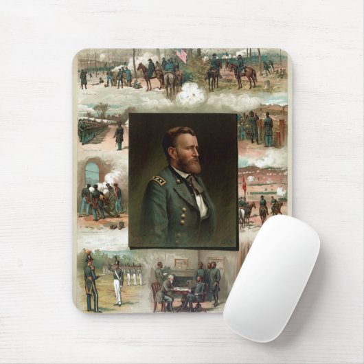 Ulysses S. Grant van West Point naar Appomattox Muismat (Met muis)
