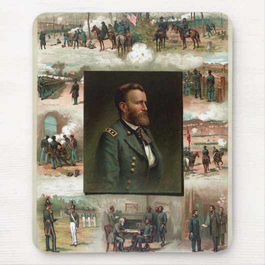 Ulysses S. Grant van West Point naar Appomattox Muismat (Voorkant)