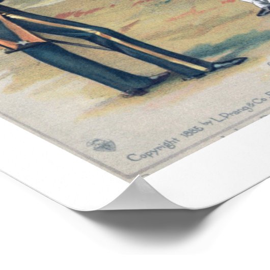 Ulysses S Grant West Point Appomattox 1885 Herstel Poster (Hoek)