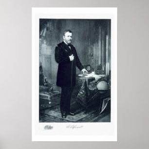 Ulysses S. Subsidie, 18e President van de Verenigd Poster