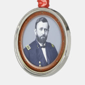 Ulysses S. Subsidie Metalen Ornament (Links)