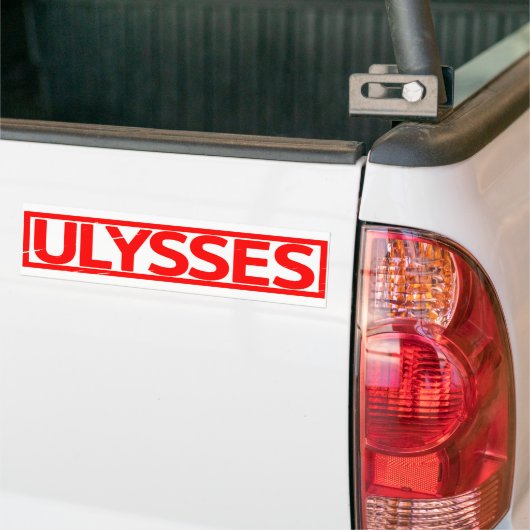 Ulysses Stamp Bumpersticker (Op Truck)
