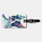 Ulysses Waterverf Pastel Bagagelabel (Voorkant horizontaal)