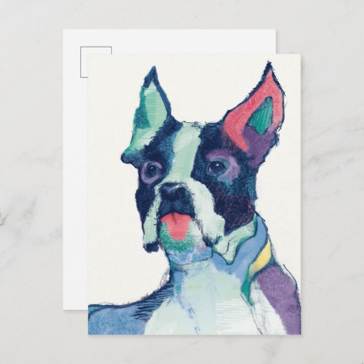 Ulysses Waterverf Pastel Briefkaart (Voorkant / Achterkant)