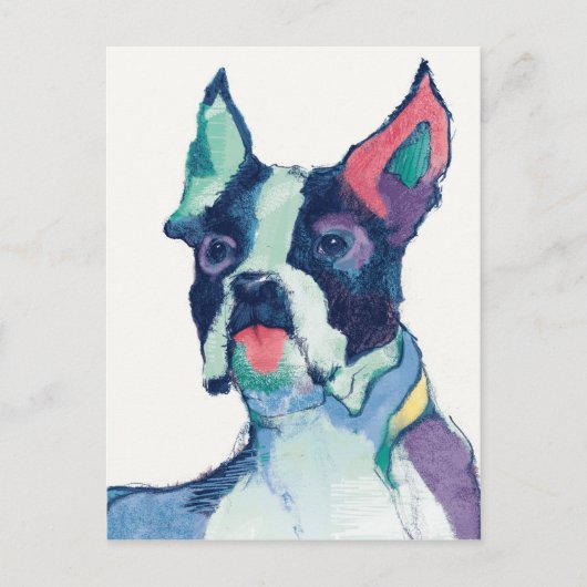 Ulysses Waterverf Pastel Briefkaart (Voorkant)