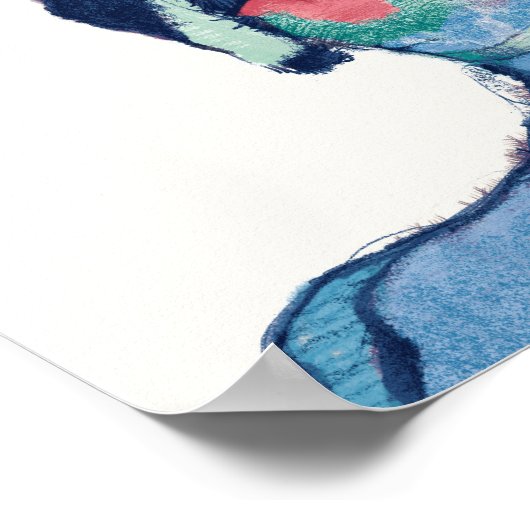 Ulysses Waterverf Pastel Poster (Hoek)