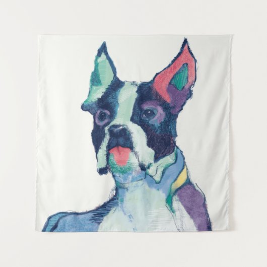 Ulysses Waterverf Pastel Wandkleed (Voorkant (horizontaal))