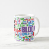 Ulysses Word Cloud Koffiemok (Voorkant rechts)