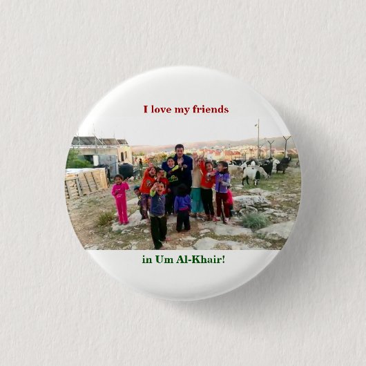 Um al-Khair-knop klein Ronde Button 3,2 Cm (Voorkant)