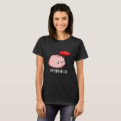 Um-brain-lla Grappige Hersengrapjes Donkere BG T-shirt (Voorkant volledig)