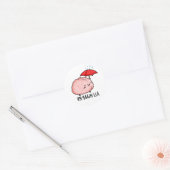 Um-brain-lla Grappige Hersengrapjes Ronde Sticker (Envelop)
