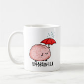 Um-brein-lla Grappige Brain Puns Koffiemok (Links)