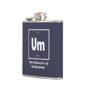 Um Element of Verwardheid Chemestry Funny Heupfles (Links)